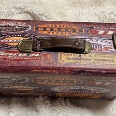 🌺1/3にお越しにいただける方、お気持ち値下げします🌺アメリカン雑貨　小物入れトランクケースの画像