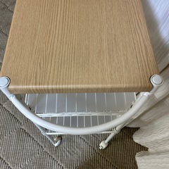 ホワイト　スチールラックの画像