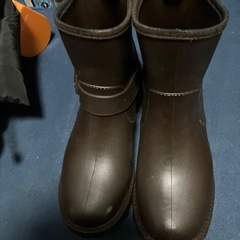ダークブラウン　ブーツの画像
