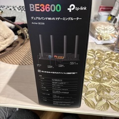 TPLINK   WiFi7対応 ゲーミングルーターほぼ新品に近いの画像