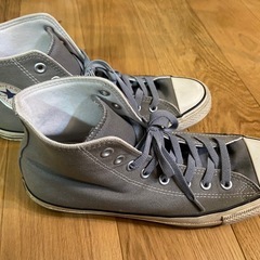 コンバース REACT ハイカット 28cm 伸縮する靴紐に交換済で履脱ラクチン！　の画像