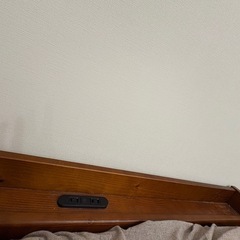 ニトリ/セミダブル/マットレス+フレーム/コンセント有り/引き出し有り/Nスリープの画像