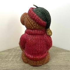 ☆新品☆ ベアー(熊) ロウ人形 クリスマスツリーの画像