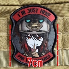 ☆新品☆ミリタリー 女性兵士 ベルクロ パッチの画像