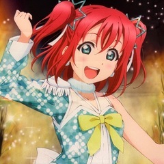 一番くじ ラブライブサンシャイン 黒澤ルビィ タペストリーの画像