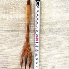 ☆新品 国内製造☆ 天然木 フォーク 10本組の画像