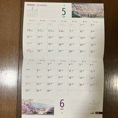 カレンダー2026年HONDAの画像