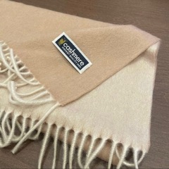 カシミヤ マフラー　の画像