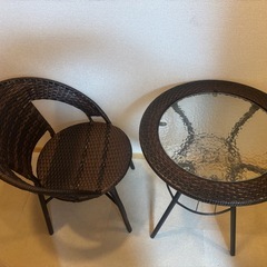 ★引き取り限定★ガーデンテーブル、チェアーセットの画像