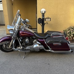 ハーレーダビットソンロードキング三拍子エボリューションエンジン希少の画像