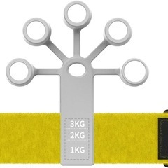 【新品】フィンガーパワー 5本指 筋力トレーニング 握力トレーナー シリコンの画像