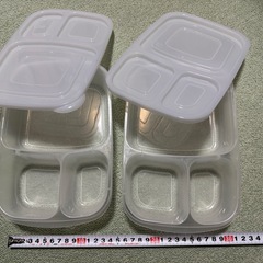 【3COINS】作り置きランチボックス×2個の画像