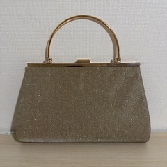 パーティバッグ　ゴールド　お呼ばれ成人式の画像