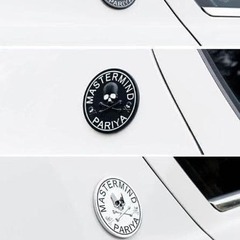 【新品】どくろ エンブレム ステッカー ヴィオス カスタムカー ヘルメットの画像