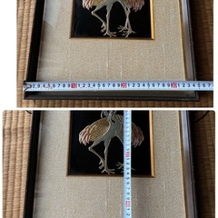 鶴　額の画像