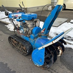 【あります】除雪機YAMAHA8馬力 動作確認済み一発始動　セル付き スノーメイトYT875 　ヤマハSNOWMATE75cm幅　北海道札幌市　の画像