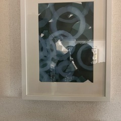 抽象画 フレーム付きの画像