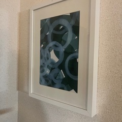 抽象画 フレーム付きの画像