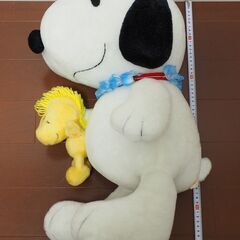 スヌーピー＆ウッドストック　ぬいぐるみ【やや難あり】の画像
