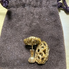 クリスチャンディオール　イヤリング　ゴールド　ヴィンテージの画像