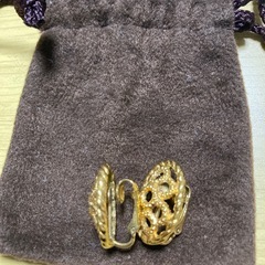 クリスチャンディオール　イヤリング　ゴールド　ヴィンテージの画像