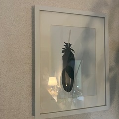 アートフレーム 羽根の絵の画像