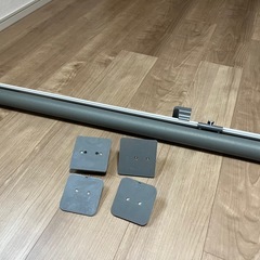 ベビーゲート　ロール式　140cm グレー 美品　　の画像