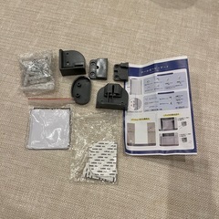 ベビーゲート　ロール式　140cm グレー 美品　　の画像