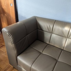 美品　ニトリリビングソファの画像