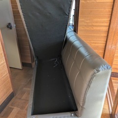 美品　ニトリリビングソファの画像