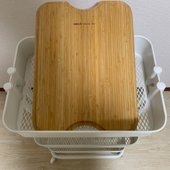 IKEA イケア　RÅSKOG ロースコグ  NORRÅVA ノルオーヴァ ワゴン ふた付きの画像