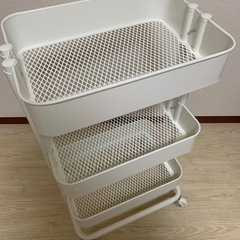 IKEA イケア　RÅSKOG ロースコグ  NORRÅVA ノルオーヴァ ワゴン ふた付きの画像