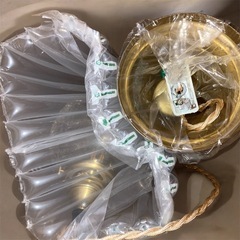 新品未使用品　ペンダントライト クラック型ガラスの画像