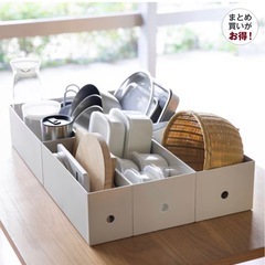 【無印良品】再生ポリプロピレン入りファイルボックス・スタンダードタイプ・1/2×2個＆蓋×1個の画像