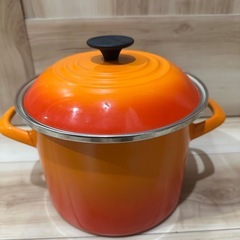⭐️早い者勝⭐️ル・クルーゼ　ストックポット 5.7L LE CREUSETオレンジの画像
