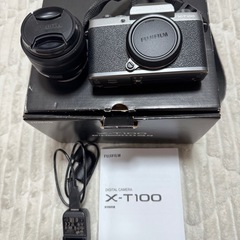 FUJI FILM X-T100 ミラーレス一眼カメラ レンズキットの画像