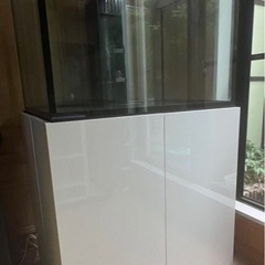 OF 90cmオーダーメイド水槽、アルミ製水槽台 の画像