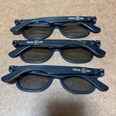 RealD リアルディー 3Dメガネ 映画　劇場版　 3D 3個セットの画像