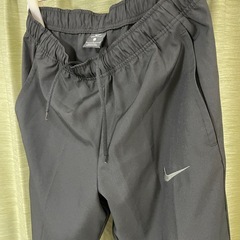 NIKE ナイキ ランニングロングパンツ Lサイズ DRI-FIT トラックパンツ ナイロンパンツ ロングパンツ ブラック 黒の画像