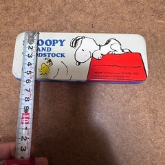 スヌーピー SNOOPY 昭和レトロ　筆箱　缶ペンケースの画像