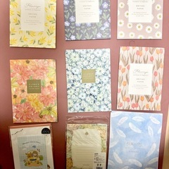 レターセット、便箋、封筒、ミニレターセット、メモ帳の画像