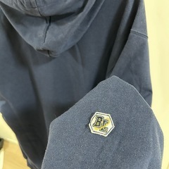 BALL LINE フード付きスウェット XXL ネイビーの画像