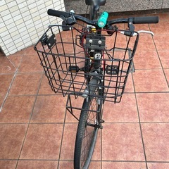 ブリヂストン シュライン 24インチ ブラック 7段変速 子供用自転車の画像