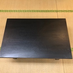 木製　折りたたみテーブル（小サイズ）2台有りの画像