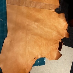 レザークラフト用　レザーハギレのセットの画像