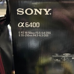 A6400セット ミラーレス一眼レフ レンズふたつ バッテリーふたつの画像