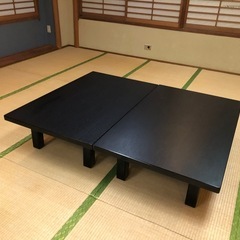 木製　折りたたみテーブル（大サイズ）2台有りの画像