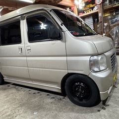 バモス　ホビオM 車検満タン　5MT 4wd 絶好調　車高調