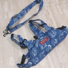 リッチェル スヌーピー 2WAYチェアベルト　迷子防止ハーネスの画像
