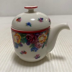KENZO ケンゾー 醤油差し しょうゆ 醤油入れ 陶器 花柄 レトロの画像